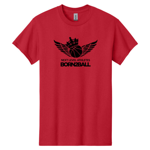 Born 2 Ball Red Heavy Cotton 100% Cotton T Shirt Thumbnail
