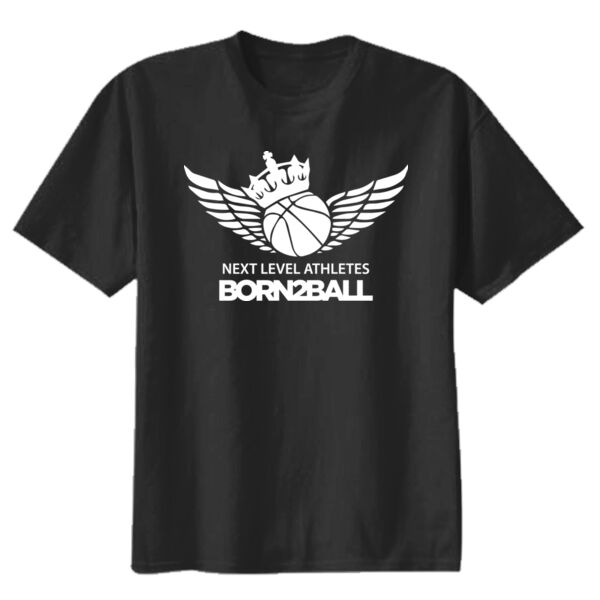 Born 2 Ball Youth Black Heavy Cotton 100% Cotton T Shirt Thumbnail