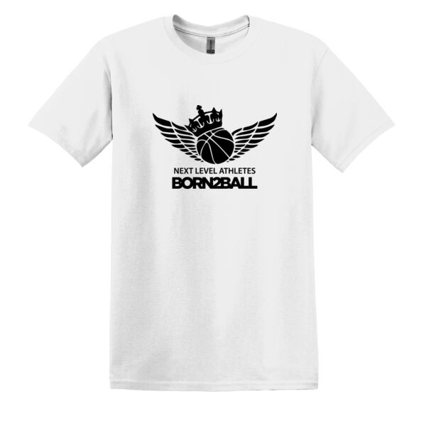 Born 2 Ball White Heavy Cotton 100% Cotton T Shirt Thumbnail